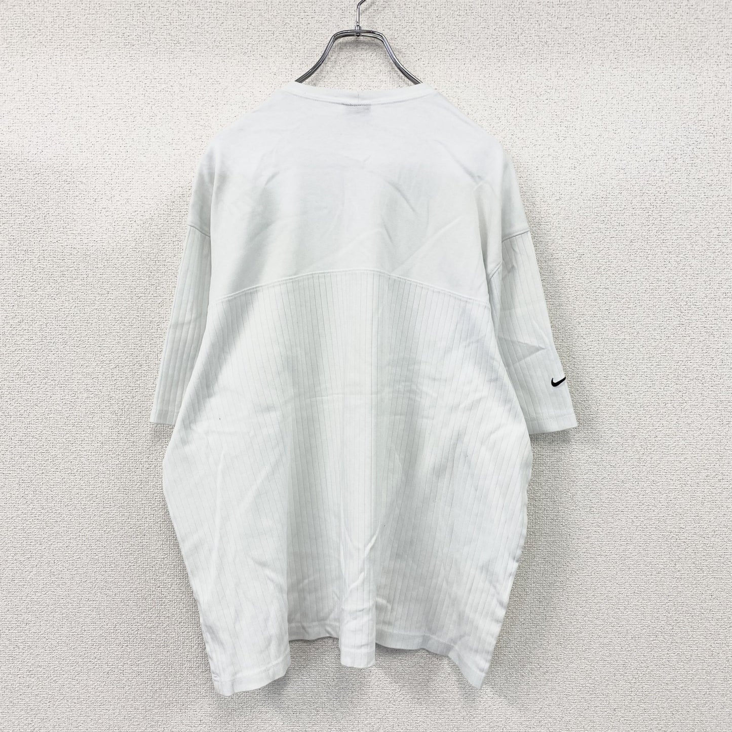 90s　NIKE　ナイキ　NIKE Court　ナイキコート　半袖Tシャツ　スウッシュ　ヴィンテージ　白　ホワイト　2XLサイズ