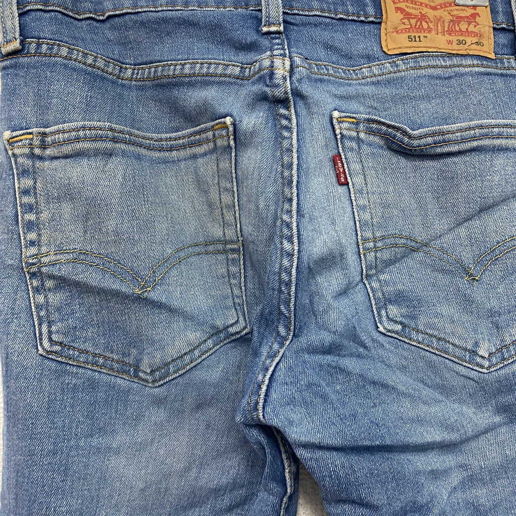 Levi’s　リーバイス　511　デニムパンツ/ジーンズ　ジップフライ　縦落ち　インディゴ　W30サイズ