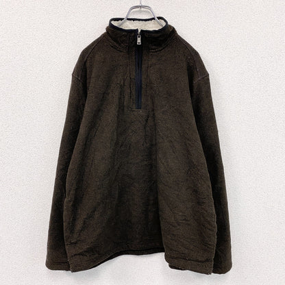 ORVIS　オービス　ハーフジッププルオーバー　フリースライナー　茶色　ブラウン　Lサイズ