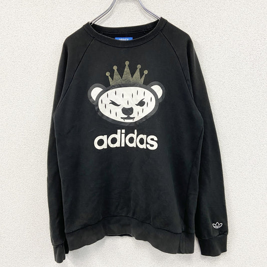adidas　アディダス　スウェット/トレーナー　黒　Mサイズ