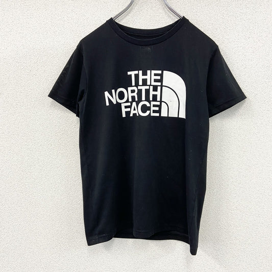 THE NORTH FACE　ザ・ノースフェイス　半袖プリントＴシャツ　デカロゴ　黒　ブラック　Mサイズ