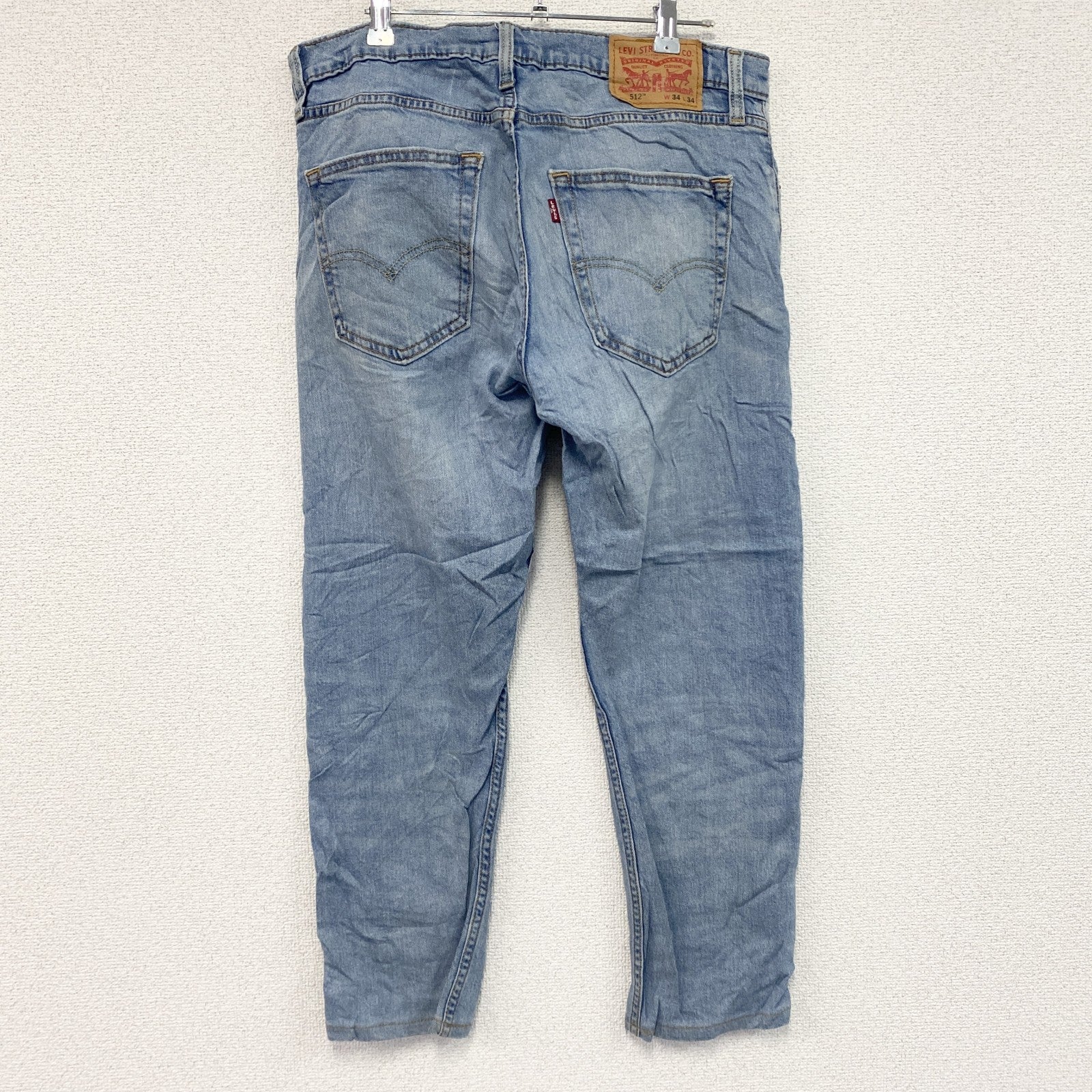 Levi’s　リーバイス　512　デニムパンツ/ジーンズ　ジップフライ　縦落ち　インディゴ　W34サイズ