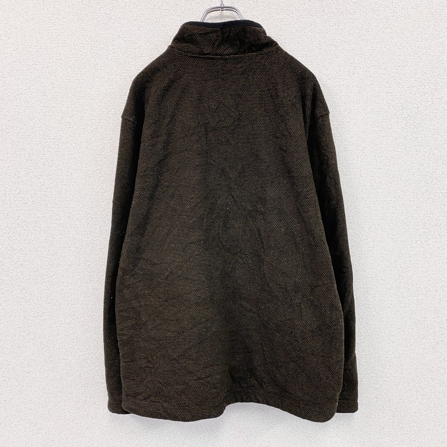 ORVIS　オービス　ハーフジッププルオーバー　フリースライナー　茶色　ブラウン　Lサイズ