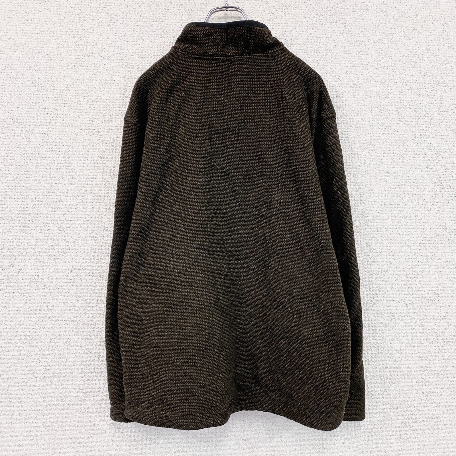 ORVIS　オービス　ハーフジッププルオーバー　フリースライナー　茶色　ブラウン　Lサイズ