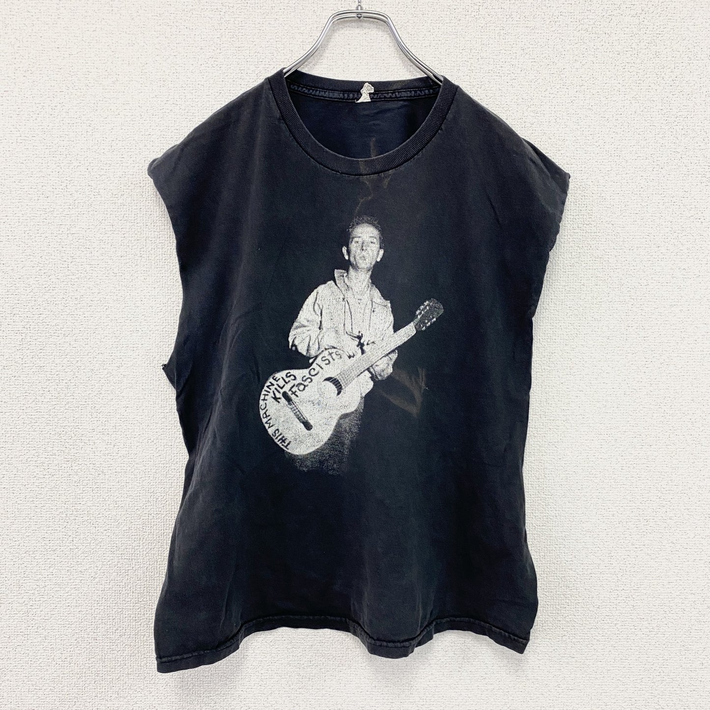 ALSTYLE　アルスタイル　ウディガスリー　タンクトップ/ノースリーブ　シンガーTシャツ　黒　ブラック