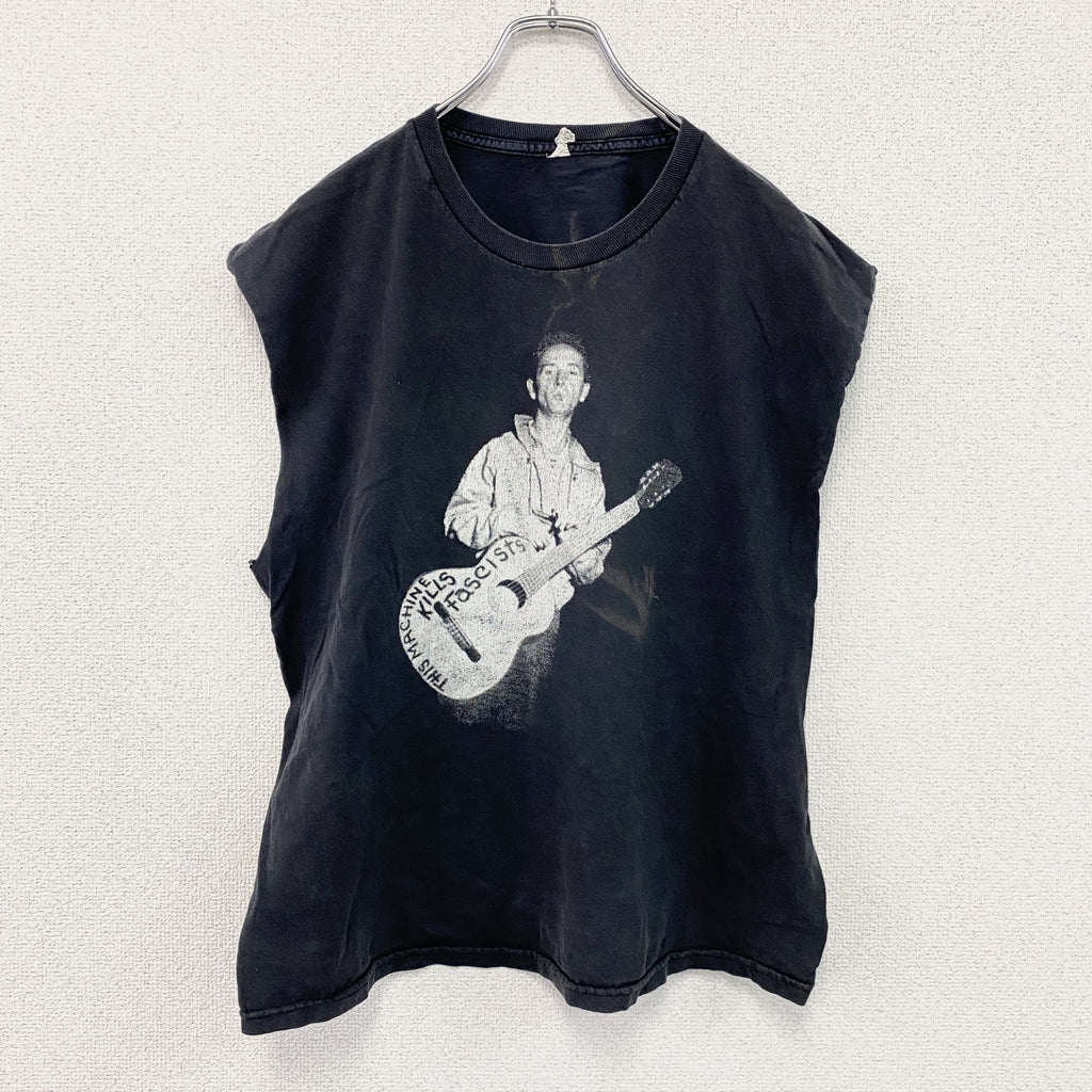 ALSTYLE　アルスタイル　ウディガスリー　タンクトップ/ノースリーブ　シンガーTシャツ　黒　ブラック