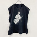 ALSTYLE　アルスタイル　ウディガスリー　タンクトップ/ノースリーブ　シンガーTシャツ　黒　ブラック