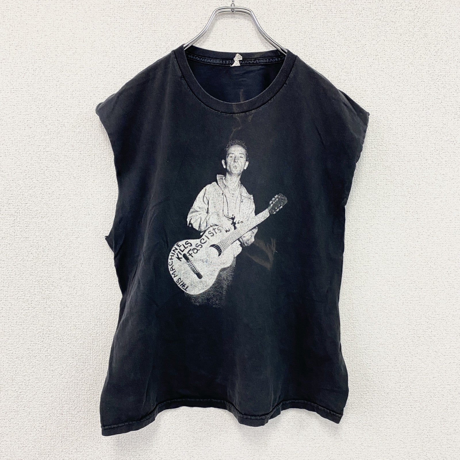 ALSTYLE　アルスタイル　ウディガスリー　タンクトップ/ノースリーブ　シンガーTシャツ　黒　ブラック