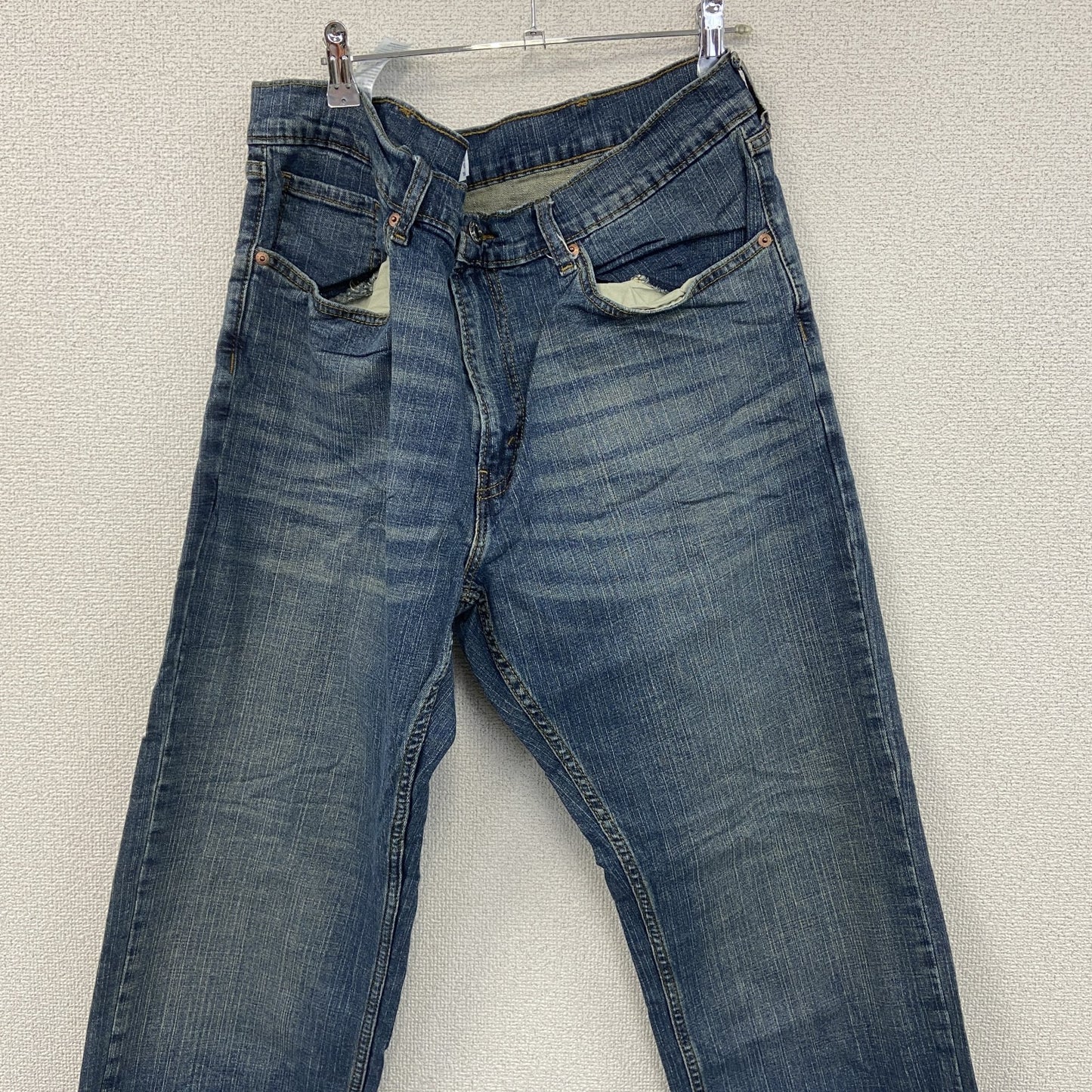 DENIZEN　FROM　Levi’ｓ　リーバイス　285　RELAXED　デニムパンツ/ジーンズ　鬼ヒゲ　インディゴ