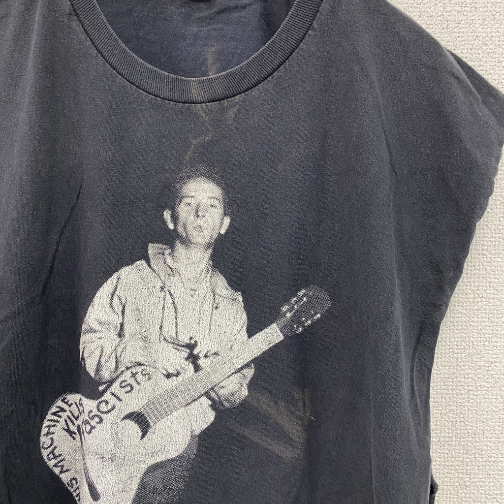 ALSTYLE　アルスタイル　ウディガスリー　タンクトップ/ノースリーブ　シンガーTシャツ　黒　ブラック