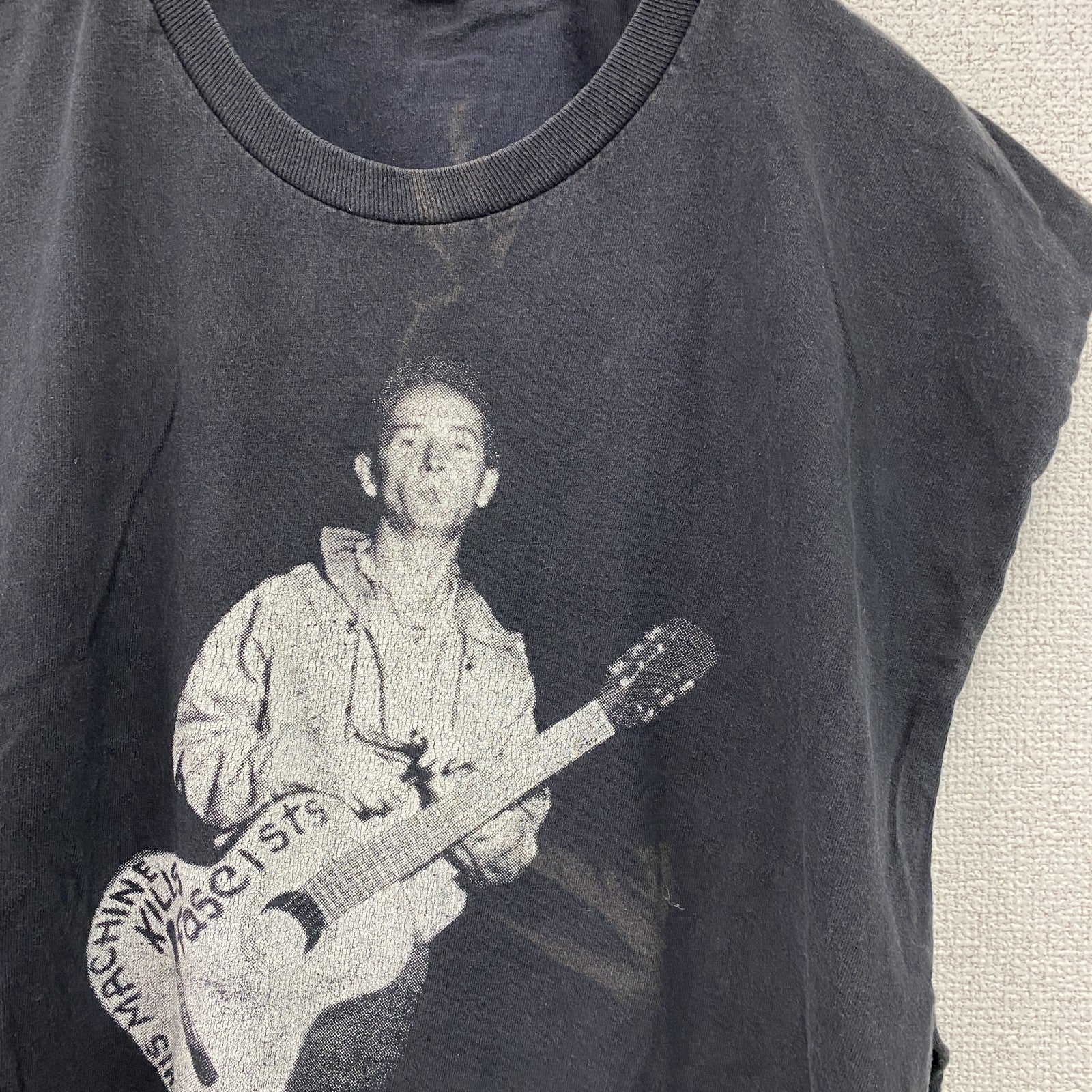 ALSTYLE　アルスタイル　ウディガスリー　タンクトップ/ノースリーブ　シンガーTシャツ　黒　ブラック