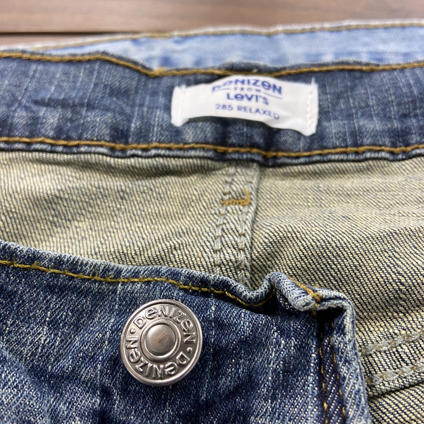 DENIZEN　FROM　Levi’ｓ　リーバイス　285　RELAXED　デニムパンツ/ジーンズ　鬼ヒゲ　インディゴ