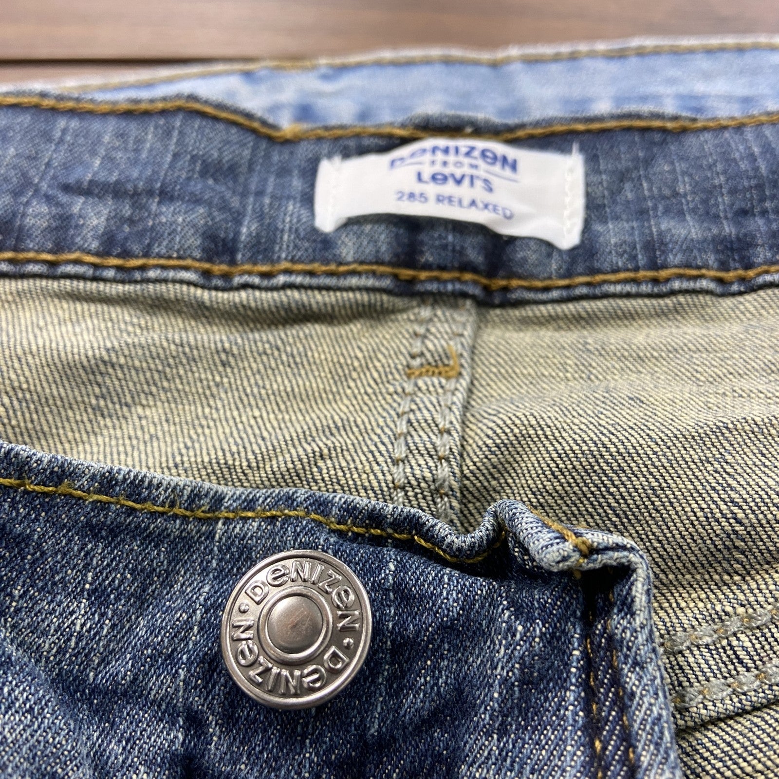 DENIZEN　FROM　Levi’ｓ　リーバイス　285　RELAXED　デニムパンツ/ジーンズ　鬼ヒゲ　インディゴ