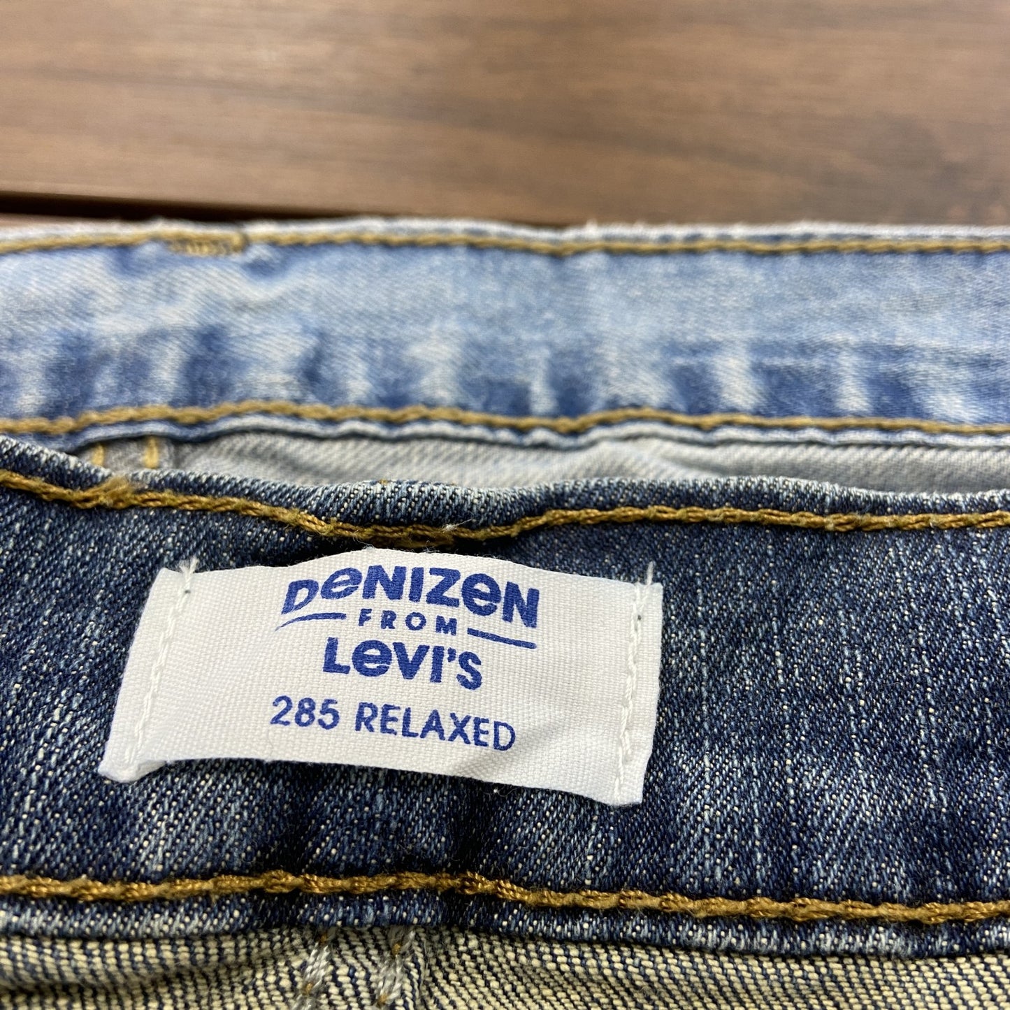 DENIZEN　FROM　Levi’ｓ　リーバイス　285　RELAXED　デニムパンツ/ジーンズ　鬼ヒゲ　インディゴ