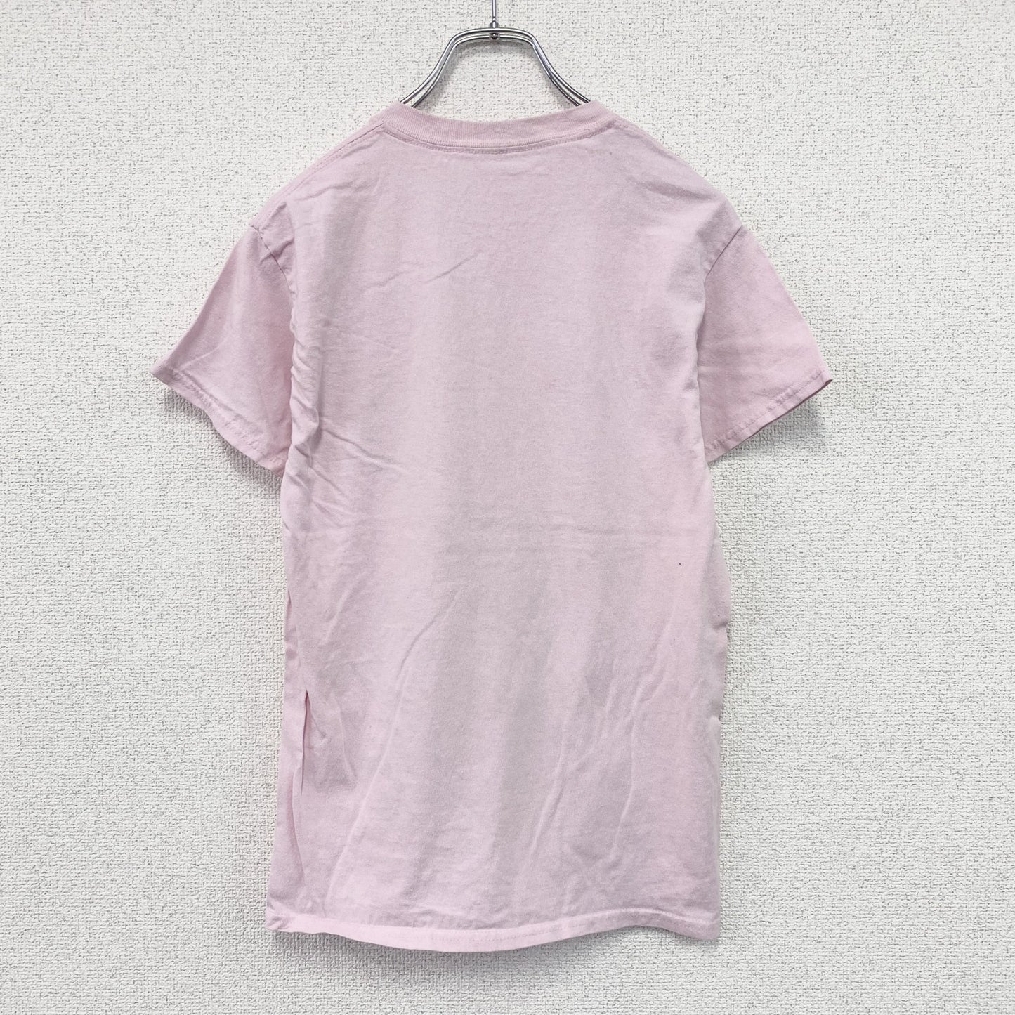半袖プリントTシャツ　MaskTシャツ　バラクラバ　目出し帽　ピンク