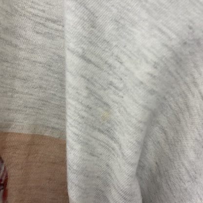 古着 used　B&C ビー&シー　半袖プリントTシャツ　バイクレーサー　レトロデザイン　クルーネック　GERD RISS　白　XLサイズ