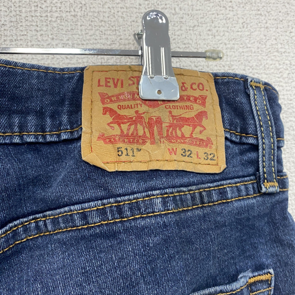 Levi’s　リーバイス　511　デニムパンツ/ジーンズ　ジップフライ　インディゴ　W32サイズ