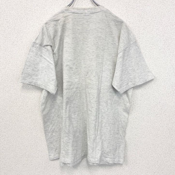 古着 used　B&C ビー&シー　半袖プリントTシャツ　バイクレーサー　レトロデザイン　クルーネック　GERD RISS　白　XLサイズ