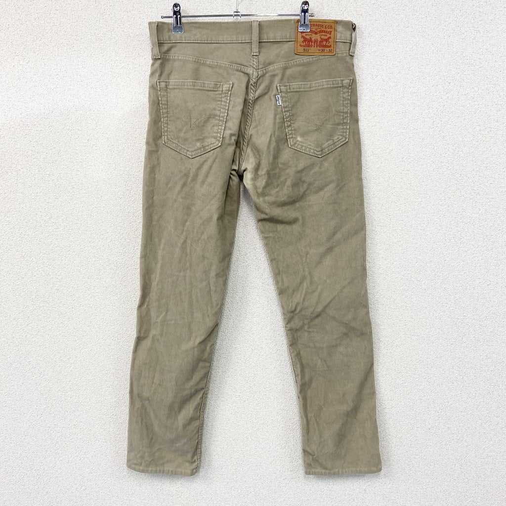 Levi's　リーバイス　511　コーデュロイパンツ　ジップフライ　ベージュ　W30サイズ
