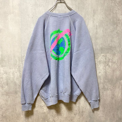 古着 used　90s　USA製　HardRock CAFE　ハードロックカフェ　長袖プリントスウェット　トレーナー　2XLサイズ