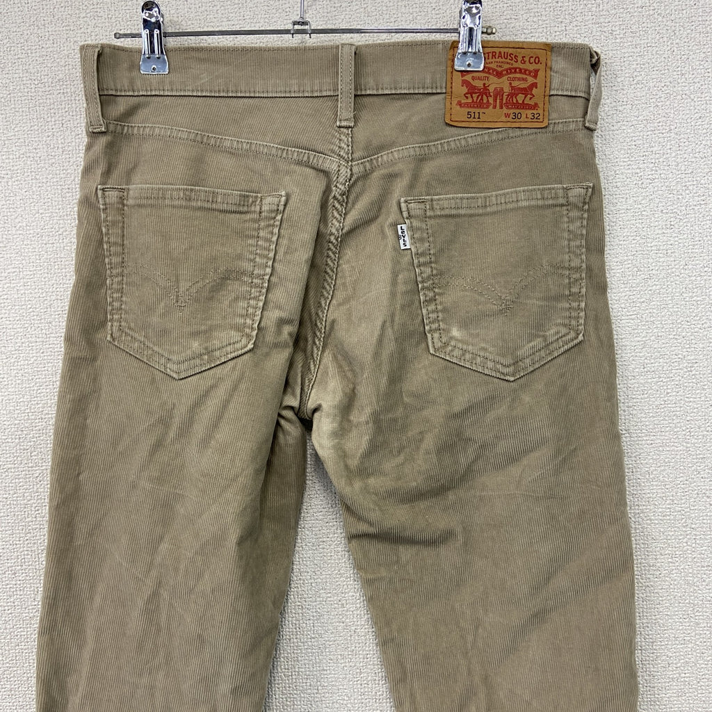 Levi's　リーバイス　511　コーデュロイパンツ　ジップフライ　ベージュ　W30サイズ