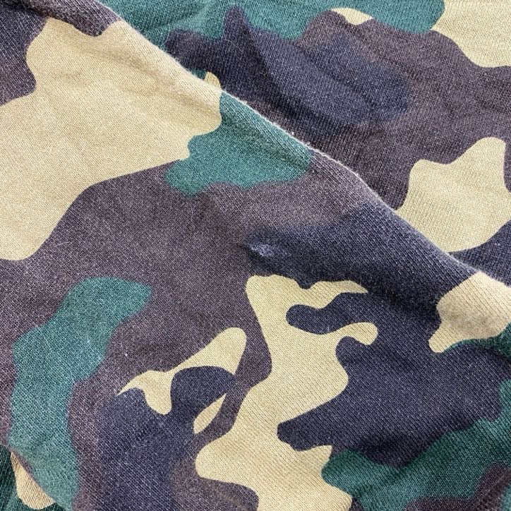 A BATHING APE　アベイシングエイプ　フルジップスウェットパーカー/フーディー　迷彩　総柄　Lサイズ　古着