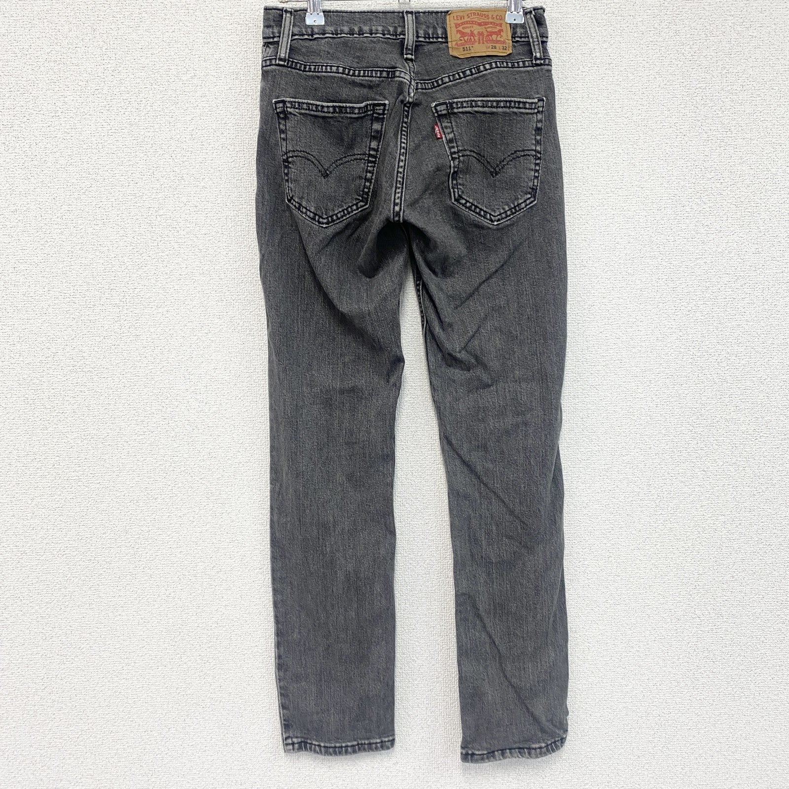 Levi’s　リーバイス　511　ブラックデニムパンツ/ジーンズ　ジップフライ　黒　ブラック　W28サイズ