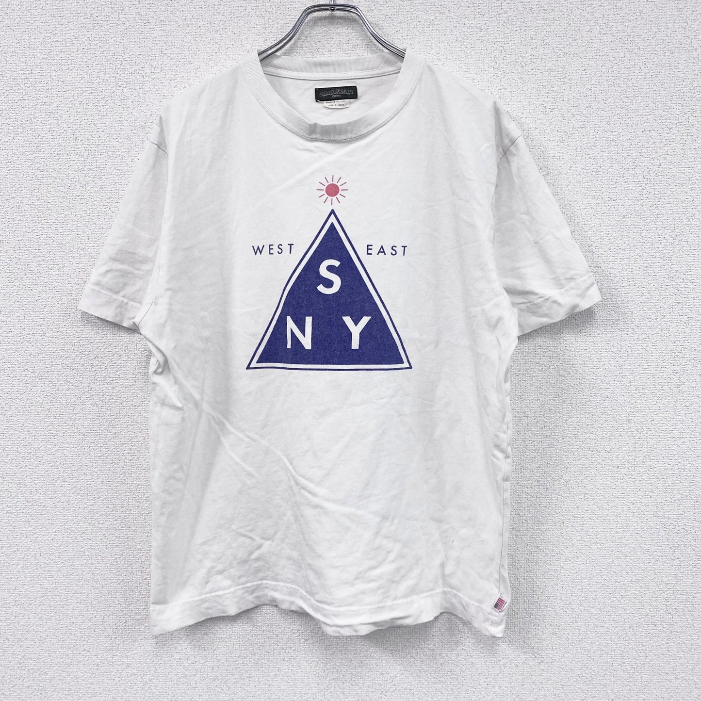 SUNNY SPORTS　サニースポーツ　半袖Tシャツ　白　ホワイト　XLサイズ