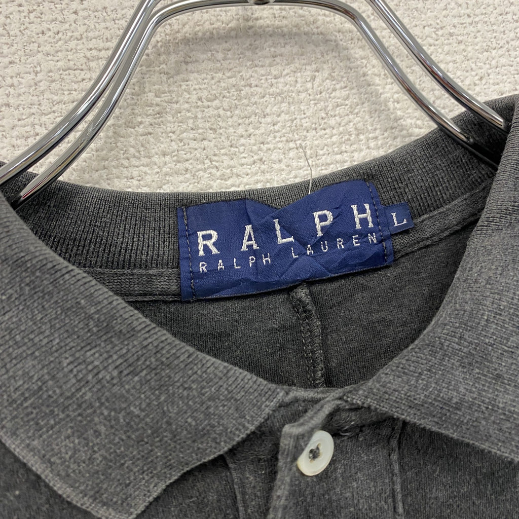 Ralph Lauren　ラルフローレン　ポロワンピース　フェード　黒　ブラック　Lサイズ