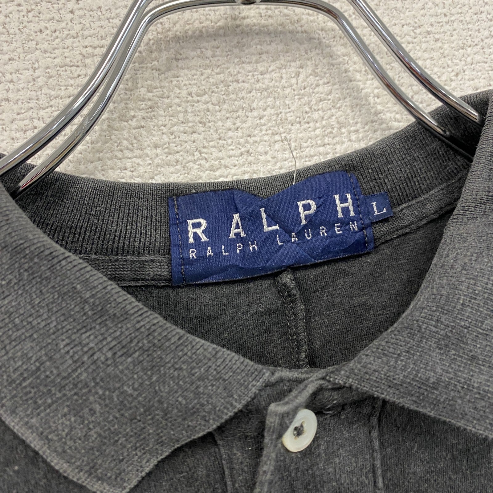 Ralph Lauren　ラルフローレン　ポロワンピース　フェード　黒　ブラック　Lサイズ