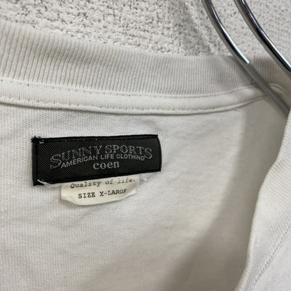 SUNNY SPORTS　サニースポーツ　半袖Tシャツ　白　ホワイト　XLサイズ