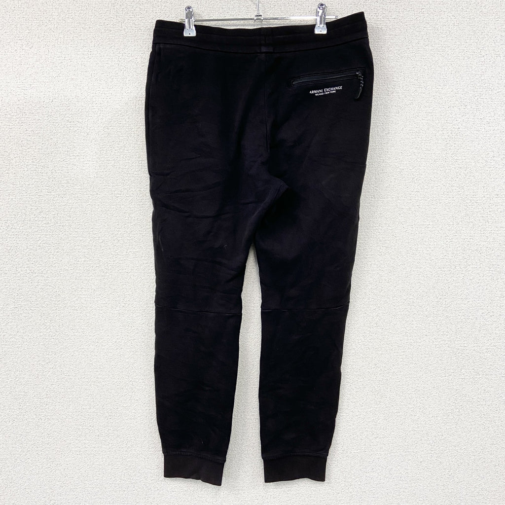 ARMANI EXCHANGE　アルマーニエクスチェンジ　スウェットパンツ　黒　ブラック　Mサイズ