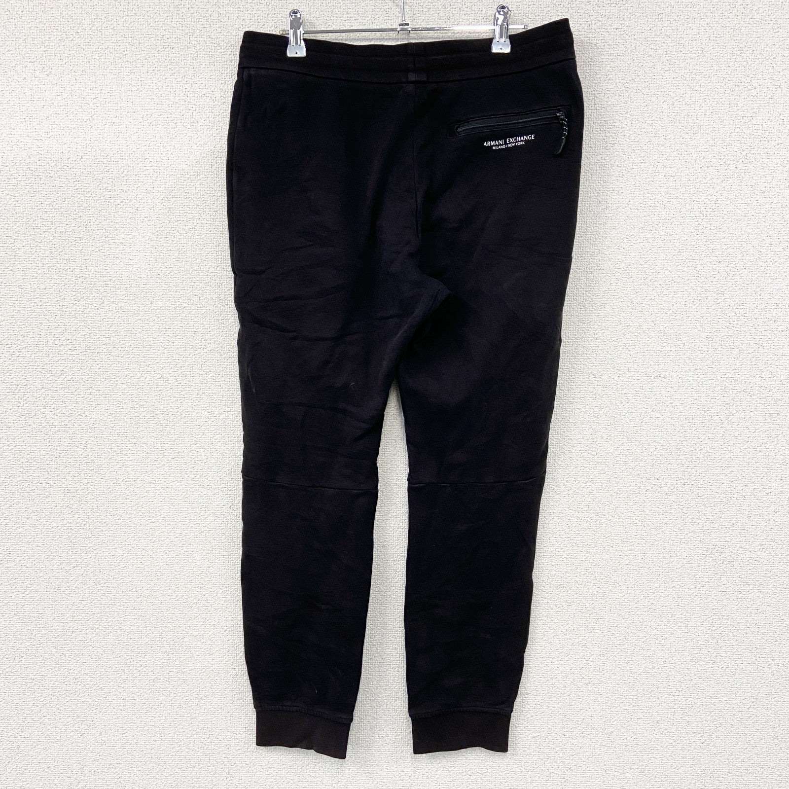 ARMANI EXCHANGE　アルマーニエクスチェンジ　スウェットパンツ　黒　ブラック　Mサイズ