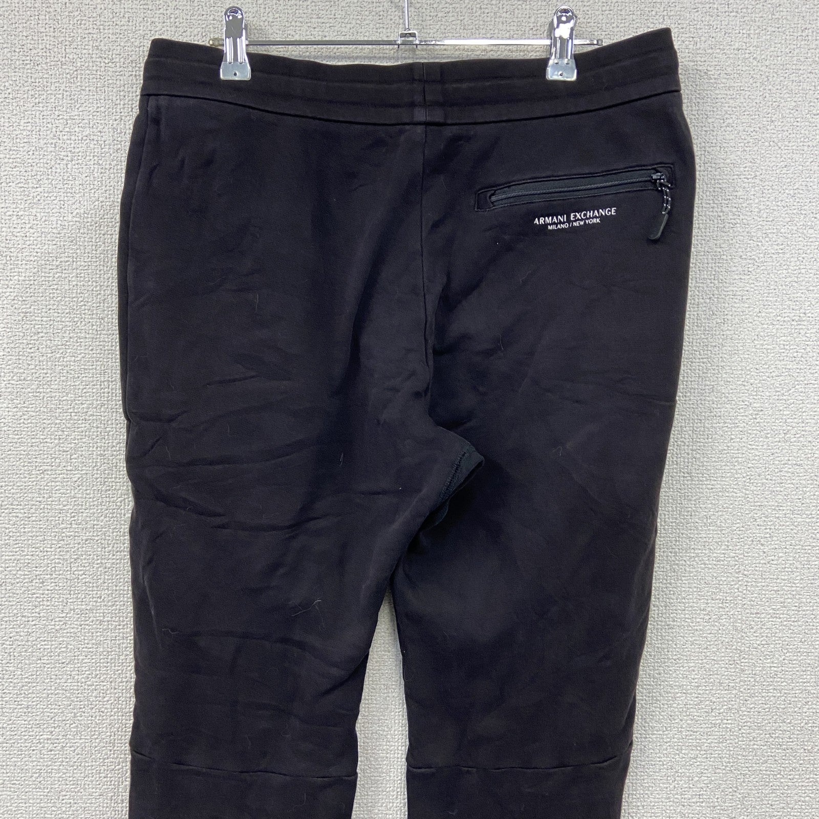 ARMANI EXCHANGE　アルマーニエクスチェンジ　スウェットパンツ　黒　ブラック　Mサイズ