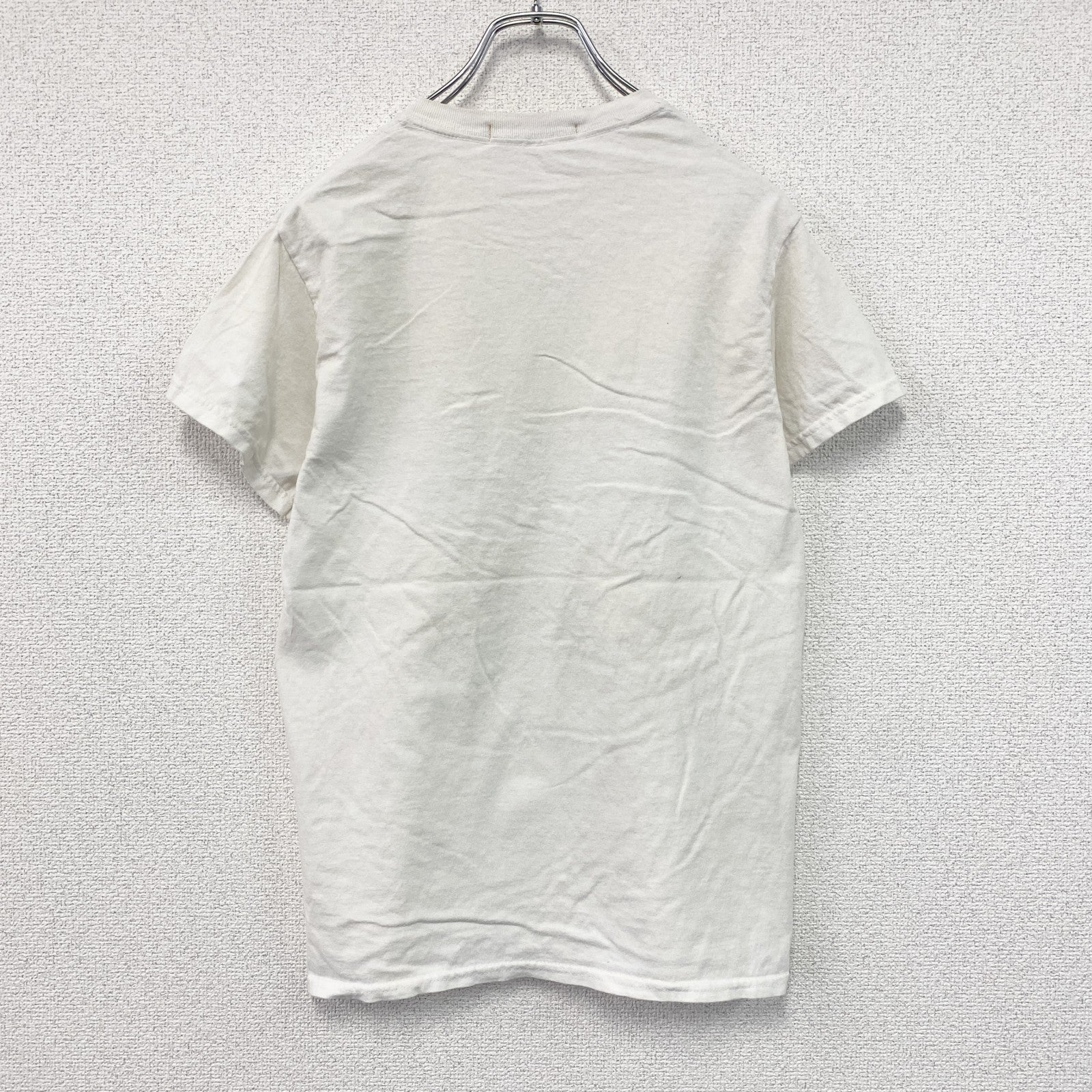 MANIBAN　半袖プリントTシャツ　人物T　白　ホワイト