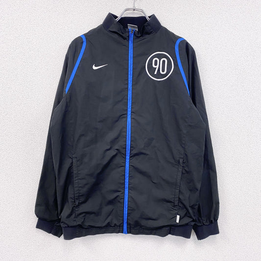NIKE　ナイキ　CLIMA-FIT　フルジップジャケット　スウッシュ　デカロゴ　黒　ブラック　XLサイズ