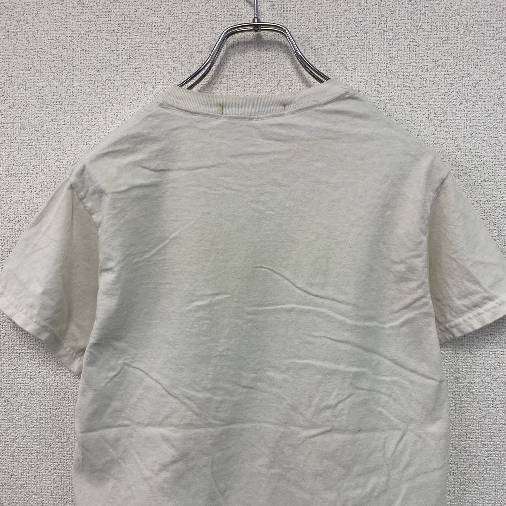 MANIBAN　半袖プリントTシャツ　人物T　白　ホワイト