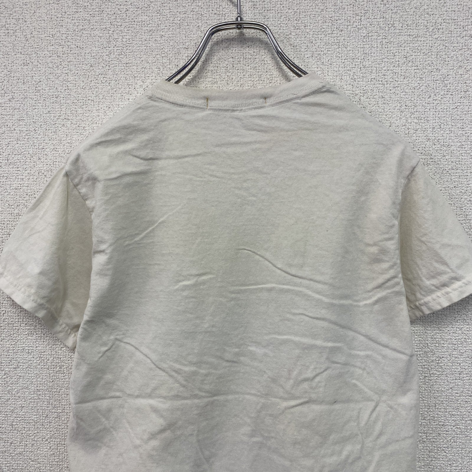MANIBAN　半袖プリントTシャツ　人物T　白　ホワイト