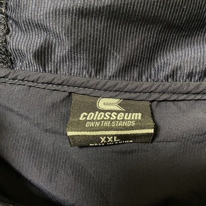古着 used　COLOSSEUM　長袖カレッジロゴ刺繍ナイロンジャケット　マウンテンパーカー　ウエストバージニア　XXLサイズ