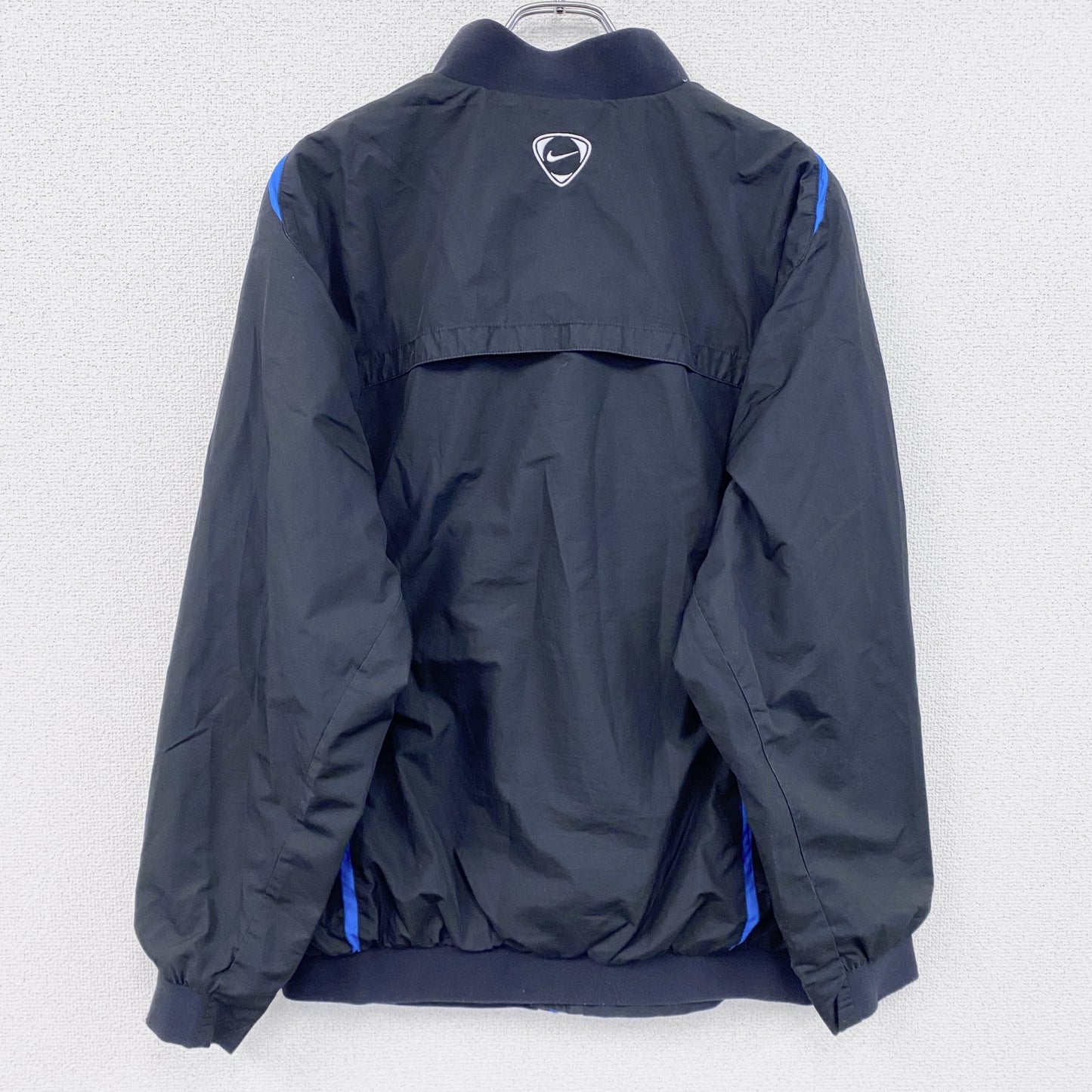 NIKE　ナイキ　CLIMA-FIT　フルジップジャケット　スウッシュ　デカロゴ　黒　ブラック　XLサイズ