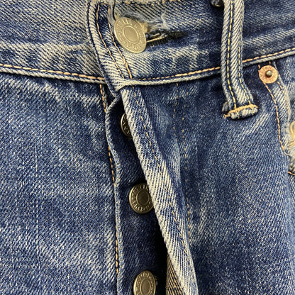 BLUE BLUE　ブルーブルー　デニムパンツ/ジーンズ　ボタン開き　インディゴ　W31サイズ