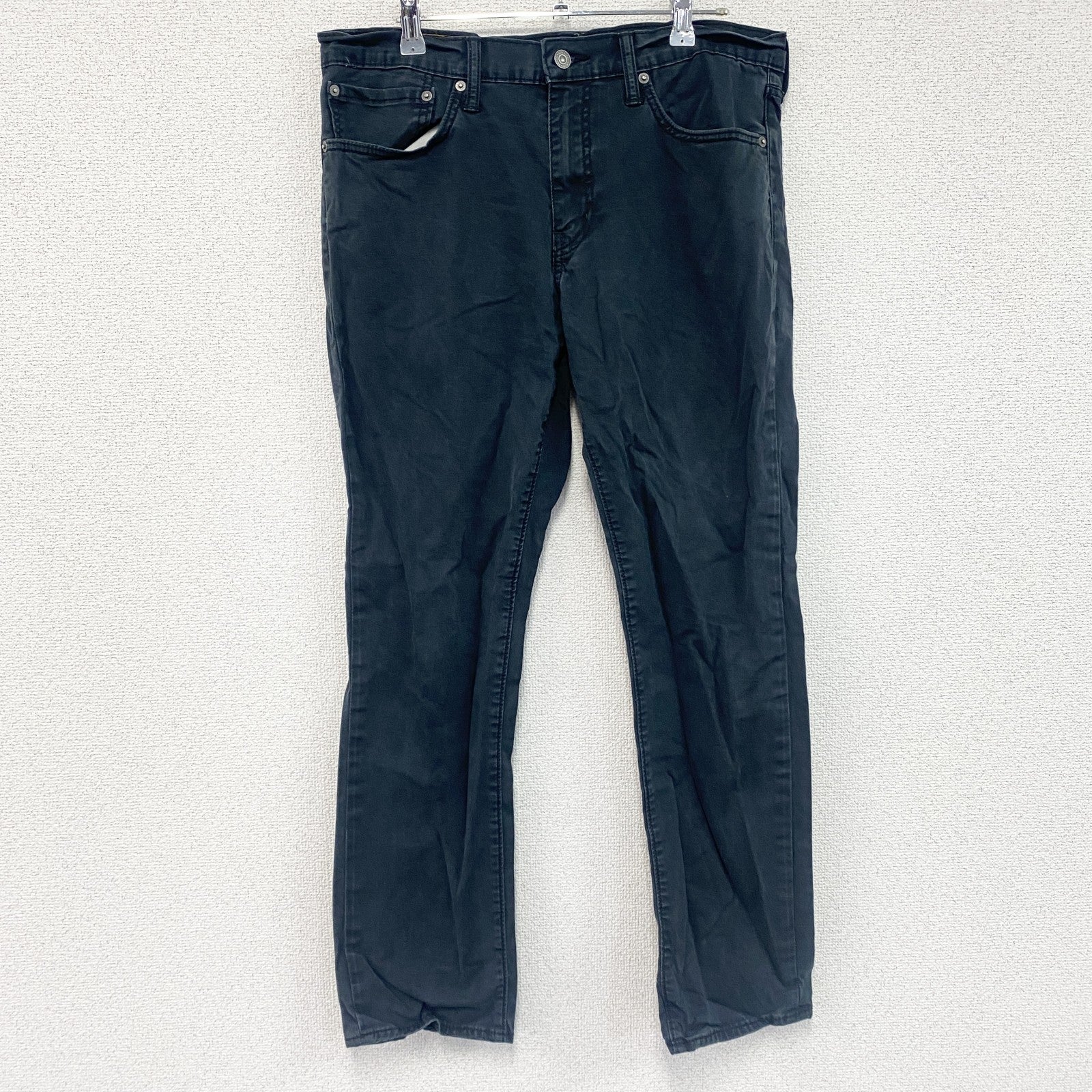 Levi’s　リーバイス　511　ブラックデニムパンツ/ジーンズ　ジップフライ　黒　ブラック　W34サイズ