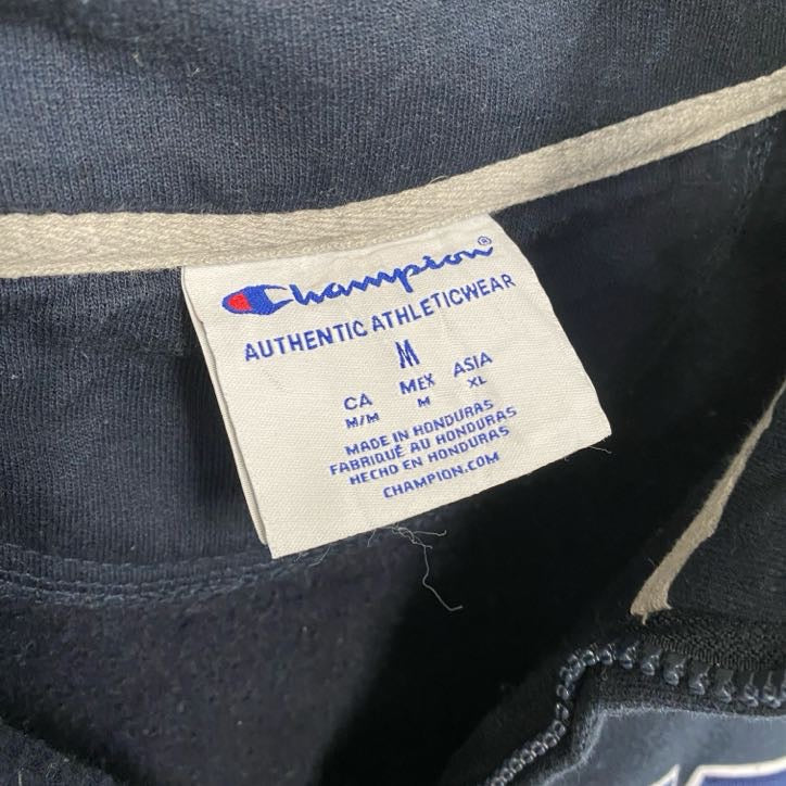 Champion　チャンピオン　ハーフジッププルオーバースウェット/トレーナー　紺　ネイビー　XLサイズ