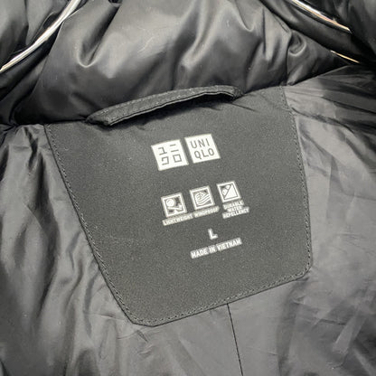 ユニクロ　UNIQLO　シームレスダウンパーカー　ダウンジャケット　ダウン90%　黒　ブラック　Lサイズ