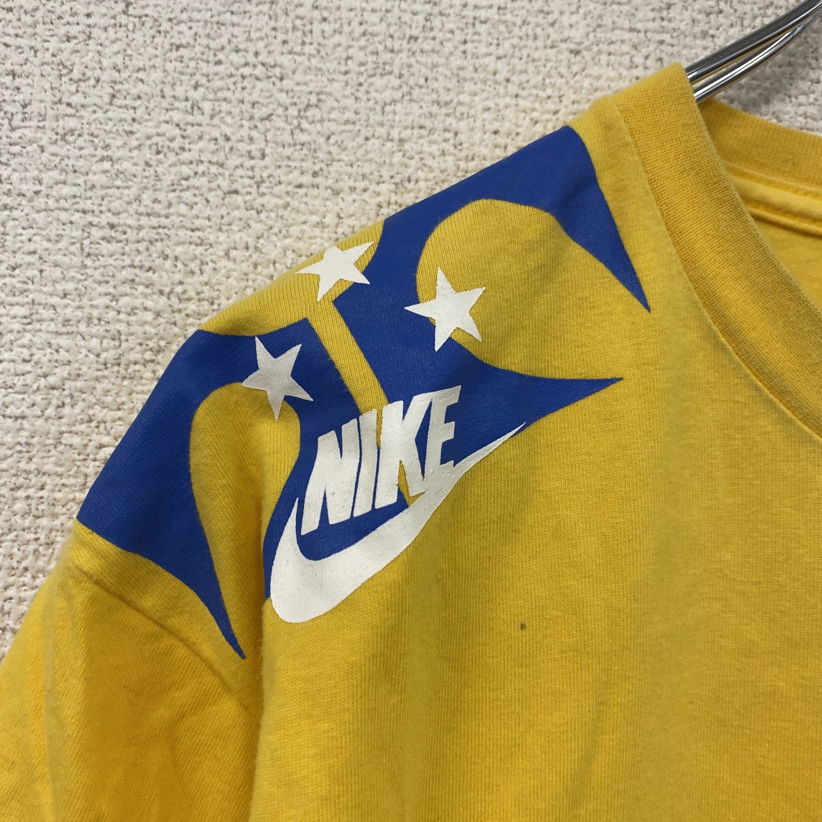 NIKE　ナイキ　ロナウド　半袖プリントTシャツ　黄色　イエロー　Lサイズ