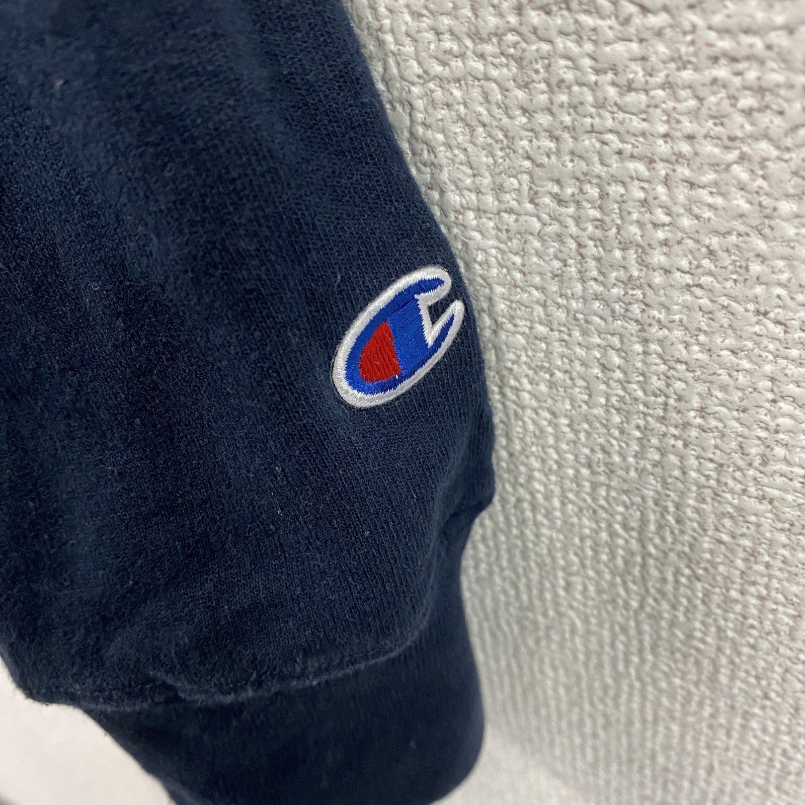 Champion　チャンピオン　ハーフジッププルオーバースウェット/トレーナー　紺　ネイビー　XLサイズ