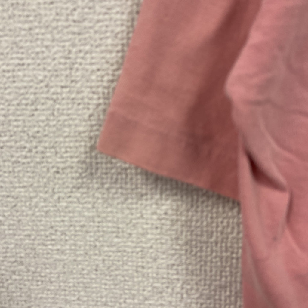 90s　Artisans　半袖Tシャツ　刺繡　ヴィンテージ　シングルステッチ　ピンク　Lサイズ