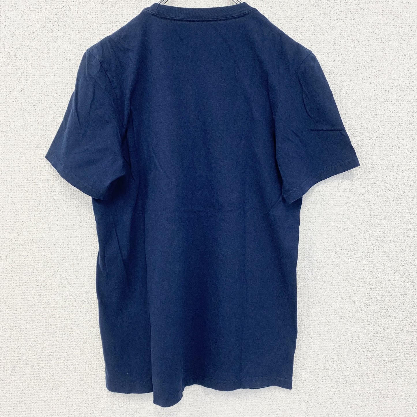 古着 used　adidas　アディダス　半袖プリントTシャツ　RICHMOND　リッチモンド　ベースボール　ネイビー　Ｓサイズ