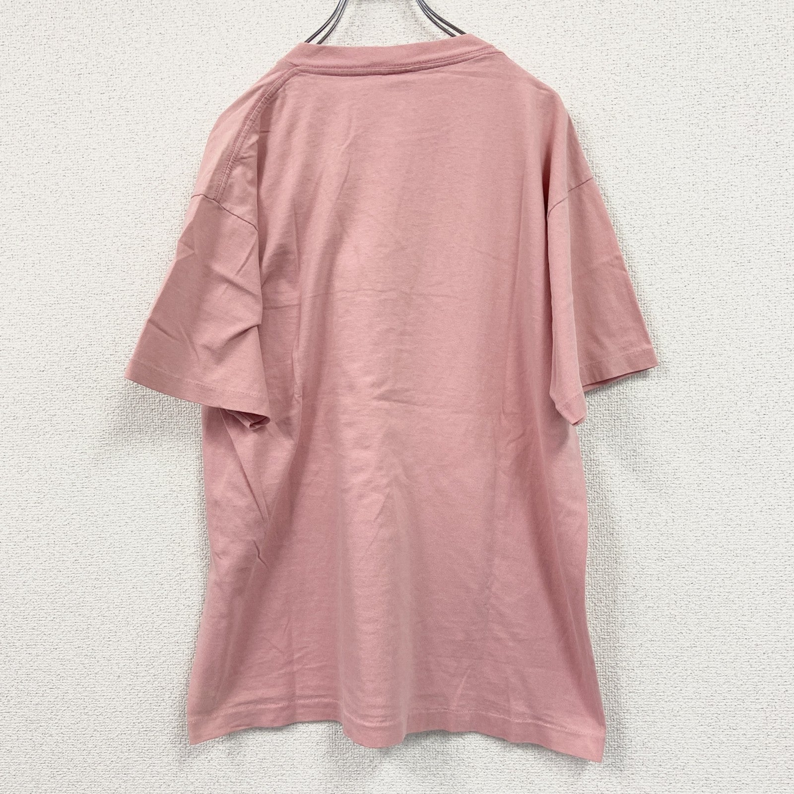 90s　Artisans　半袖Tシャツ　刺繡　ヴィンテージ　シングルステッチ　ピンク　Lサイズ