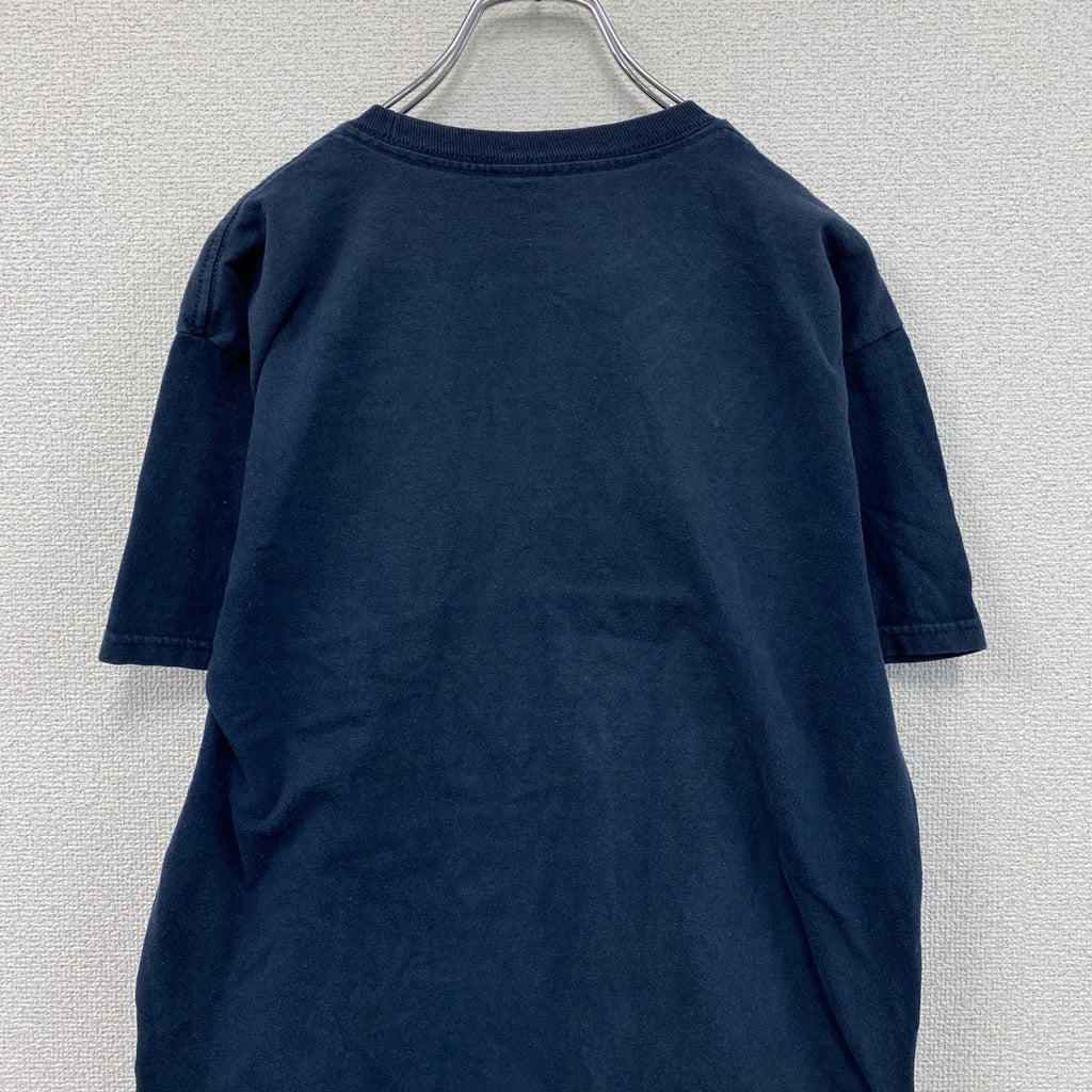 Hard Rock Cafe　ハードロックカフェ　半袖プリントTシャツ　企業T　星条旗　紺　ネイビー　Mサイズ　